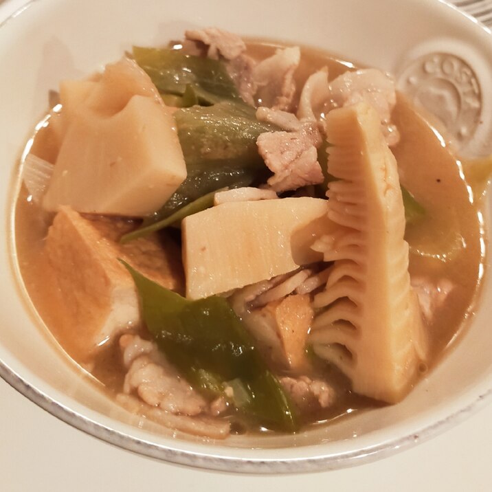 たけのこたっぷり!孟宗汁